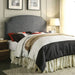 HASSELT King Size H/B, Gray -K/D Leg - California Furniture (Coachella, CA)