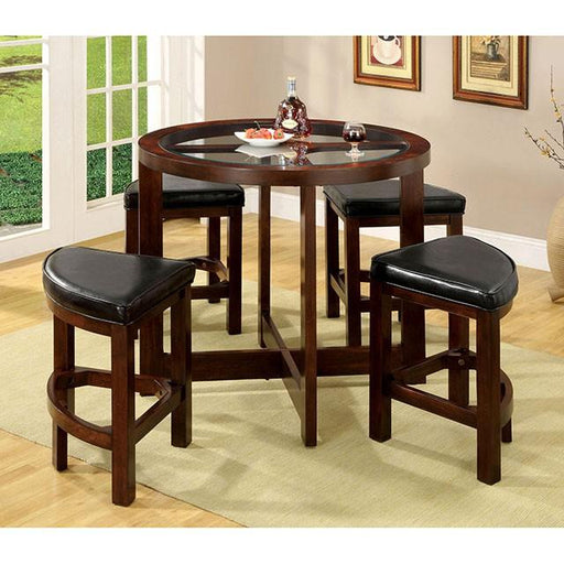 Crystal Cove 5 Pc. Counter Ht. Table Set - California Furniture (Coachella, CA)