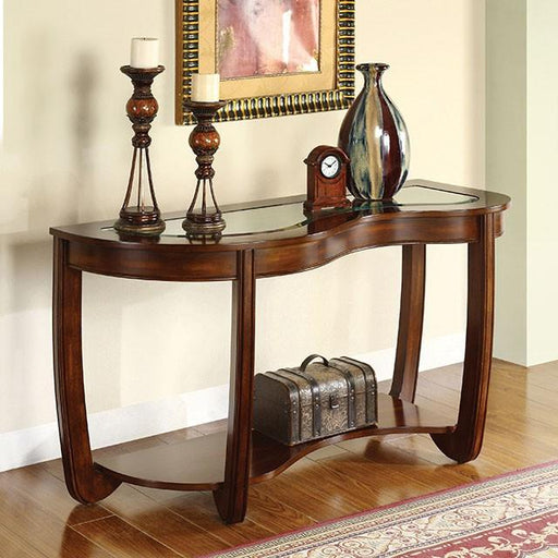 Crystal Falls Dark Cherry Sofa Table - California Furniture (Coachella, CA)