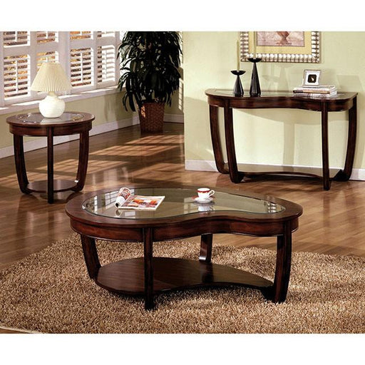 Crystal Falls Dark Cherry Sofa Table - California Furniture (Coachella, CA)