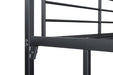 Cybill Full Loft Bed White, Silver, & Black - California Furniture (Coachella, CA)