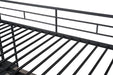 Cybill Full Loft Bed White, Silver, & Black - California Furniture (Coachella, CA)