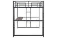 Cybill Full Loft Bed White, Silver, & Black - California Furniture (Coachella, CA)