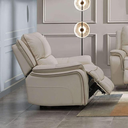HENRICUS Glider Recliner, Beige - California Furniture (Coachella, CA)