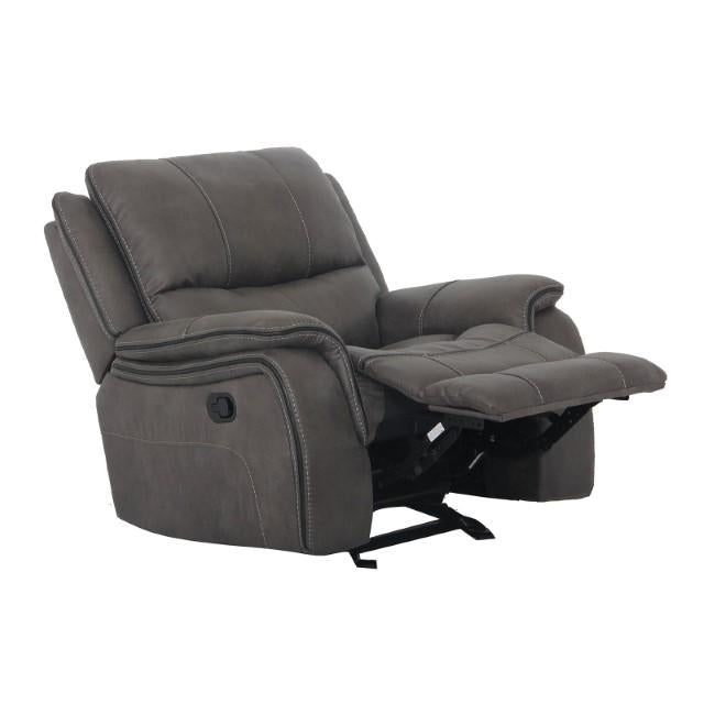HENRICUS Glider Recliner, Dark Gray - California Furniture (Coachella, CA)