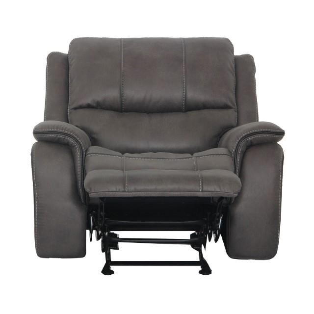 HENRICUS Glider Recliner, Dark Gray - California Furniture (Coachella, CA)