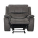HENRICUS Glider Recliner, Dark Gray - California Furniture (Coachella, CA)