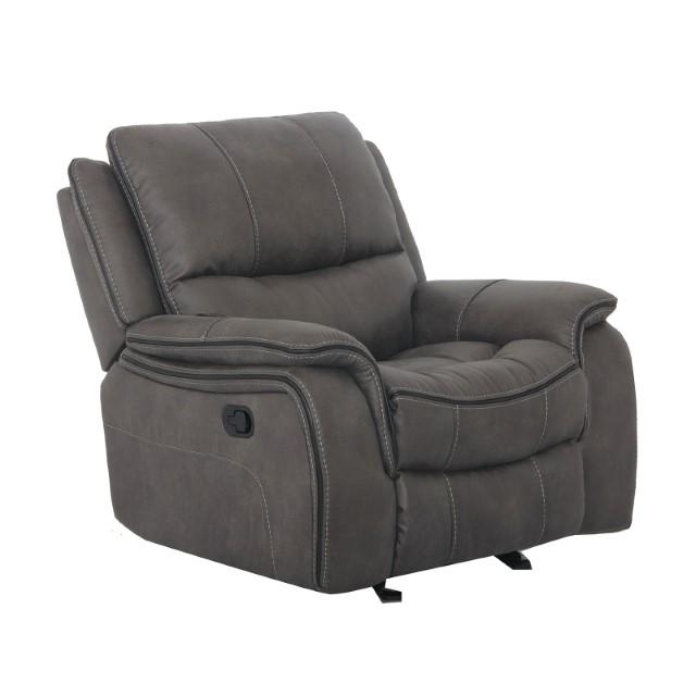 HENRICUS Glider Recliner, Dark Gray - California Furniture (Coachella, CA)