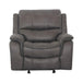 HENRICUS Glider Recliner, Dark Gray - California Furniture (Coachella, CA)