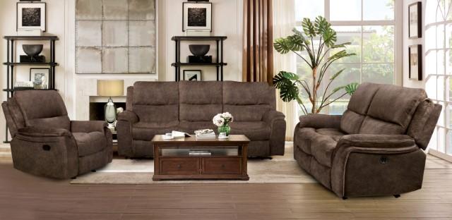 HENRICUS Loveseat, Dark Brown - California Furniture (Coachella, CA)