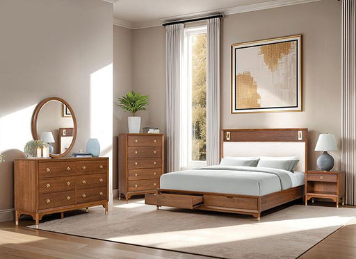 Hepburne E.King & Queen Bed With Storage & Without Storage - California Furniture (Coachella, CA)