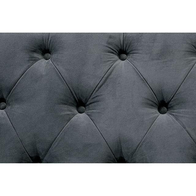 Azha Silver/Gray Bench - California Furniture (Coachella, CA)