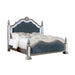 Azha Silver/Gray Cal.King & Queen Bed - California Furniture (Coachella, CA)