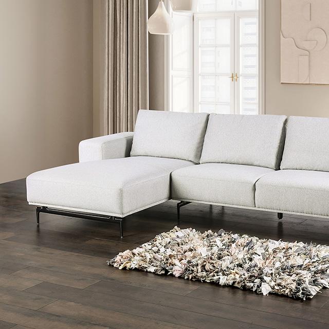 Baerum Sectional, Left & Right Chaise Beige & Gray - California Furniture (Coachella, CA)