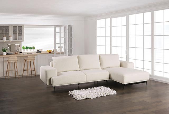Baerum Sectional, Left & Right Chaise Beige & Gray - California Furniture (Coachella, CA)