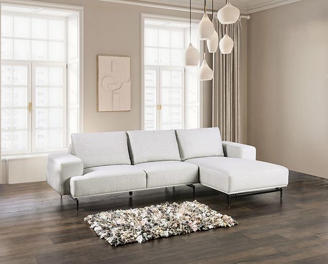 Baerum Sectional, Left & Right Chaise Beige & Gray - California Furniture (Coachella, CA)