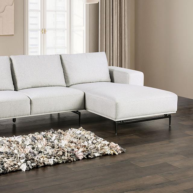 Baerum Sectional, Left & Right Chaise Beige & Gray - California Furniture (Coachella, CA)