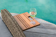 Bahia Tobago Reclining Chaise Lounge Brown & Gray - California Furniture (Coachella, CA)