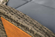 Bahia Tobago Reclining Chaise Lounge Brown & Gray - California Furniture (Coachella, CA)