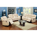 Barbado Ivory Sofa w/ 2 Recliners - California Furniture (Coachella, CA)