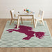 BARON 5' X 8', Area Rug, Horse, Sage Green/Fuchsia - California Furniture (Coachella, CA)