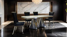 Basilicata Gold Chair (2/CTN) White, Gray, & Black - California Furniture (Coachella, CA)