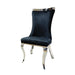 Basilicata Gold Chair (2/CTN) White, Gray, & Black - California Furniture (Coachella, CA)