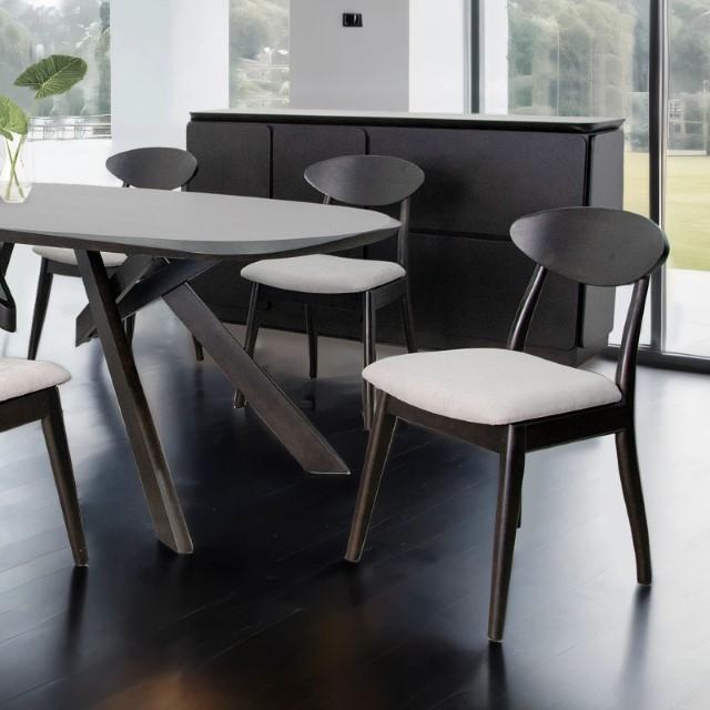 Beale Dining Chair (2/CTN) Natural, Brown, & Beige - California Furniture (Coachella, CA)