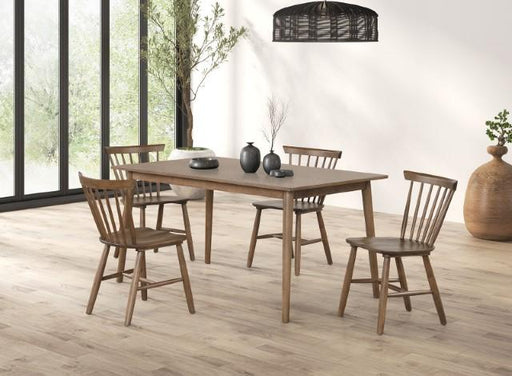 Beale Dining Table Walnut & Black - California Furniture (Coachella, CA)