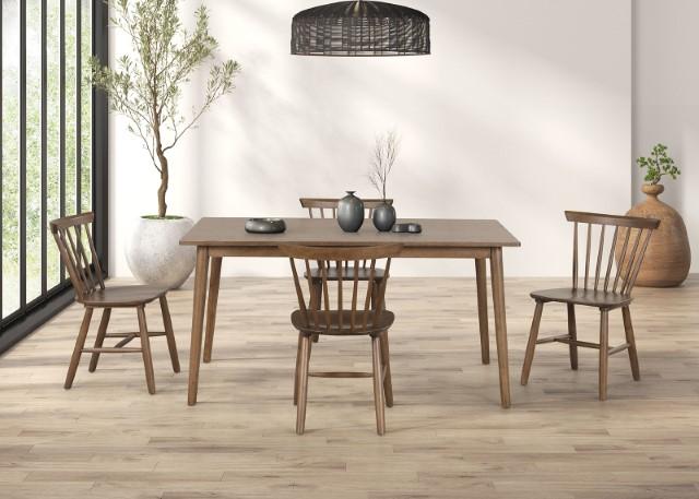 Beale Dining Table Walnut & Black - California Furniture (Coachella, CA)