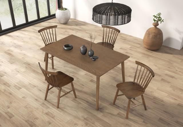 Beale Dining Table Walnut & Black - California Furniture (Coachella, CA)