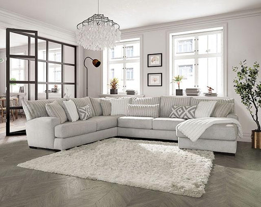 HERMISTON Sectional, Gray - California Furniture (Coachella, CA)