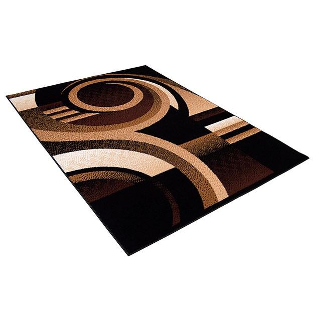 Blitar Brown Black, Brown Cream, & Gray 5' X 7' Area Rug - California Furniture (Coachella, CA)