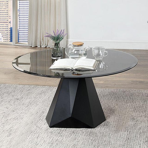 BISHOP Coffee Table, Black/Gray - California Furniture (Coachella, CA)