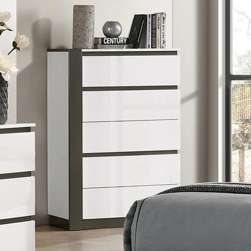 BIRSFELDEN Chest, White - California Furniture (Coachella, CA)