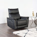 Bienne Recliner Chair White & Black - California Furniture (Coachella, CA)