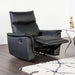 Bienne Recliner Chair White & Black - California Furniture (Coachella, CA)