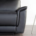 Bienne Sofa Manual Recliner White & Black - California Furniture (Coachella, CA)