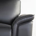 Bienne Sofa Manual Recliner White & Black - California Furniture (Coachella, CA)