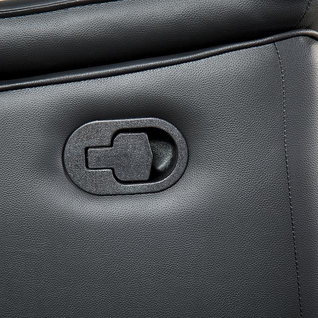 Bienne Recliner Chair White & Black - California Furniture (Coachella, CA)