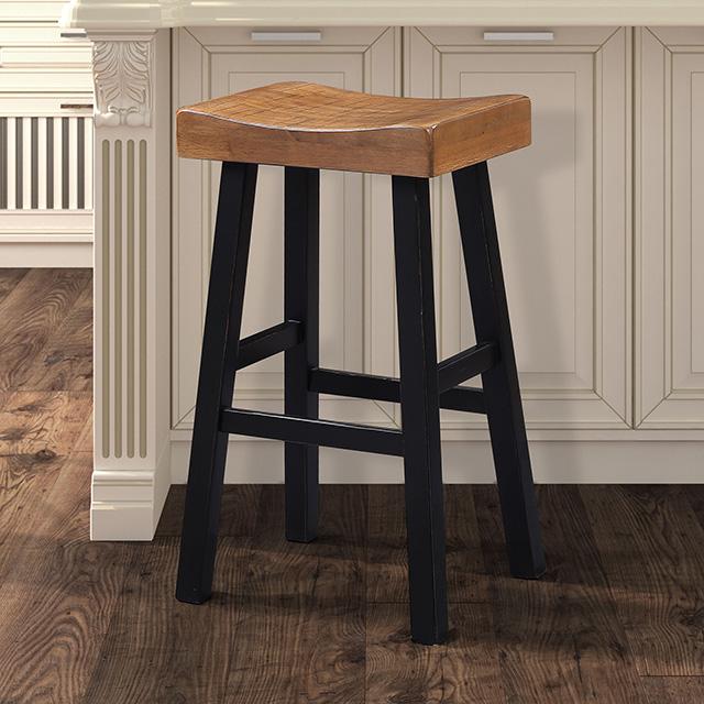 Biasca 29" Stool (2/CTN) White, Brown, & Black - California Furniture (Coachella, CA)