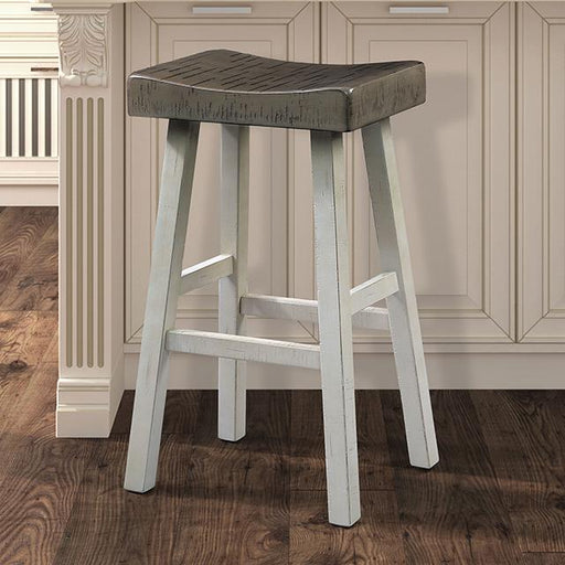 Biasca 29" Stool (2/CTN) White, Brown, & Black - California Furniture (Coachella, CA)