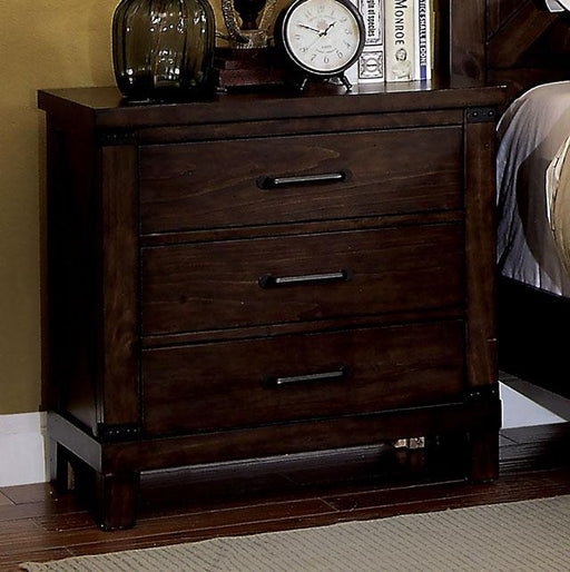 Bianca Dark Walnut Night Stand - California Furniture (Coachella, CA)