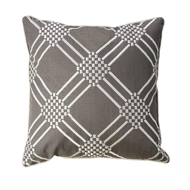 Bess Gun Metal 20" X 20" Pillow, Gunmetal (2/CTN) - California Furniture (Coachella, CA)