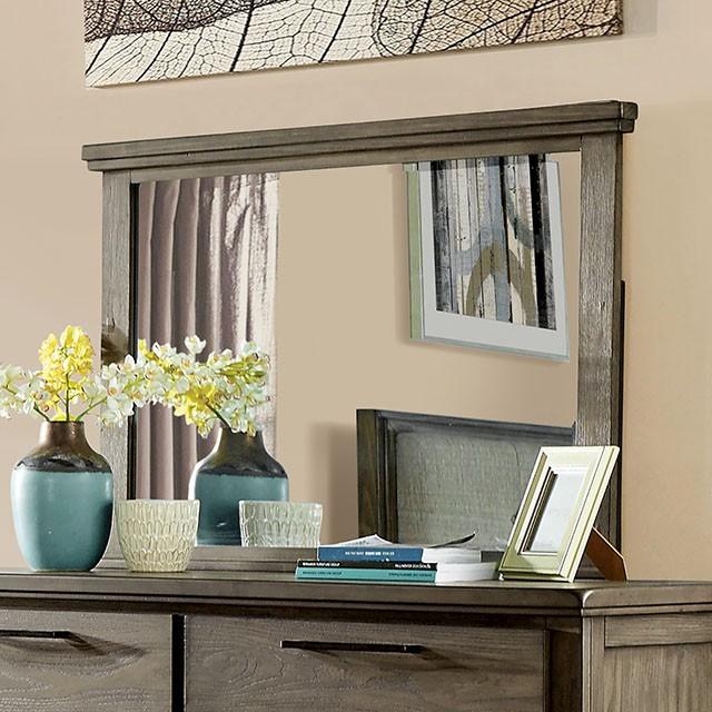 Berenice Mirror Espresso, Beige, & Brown - California Furniture (Coachella, CA)