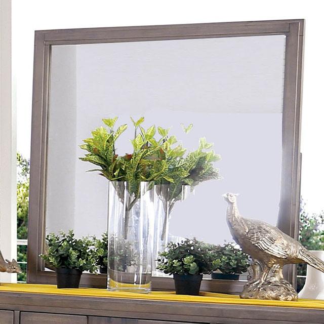 Berenice Mirror Espresso, Beige, & Brown - California Furniture (Coachella, CA)
