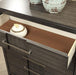 Berenice Espresso Night Stand White, Gray, & Espresso - California Furniture (Coachella, CA)