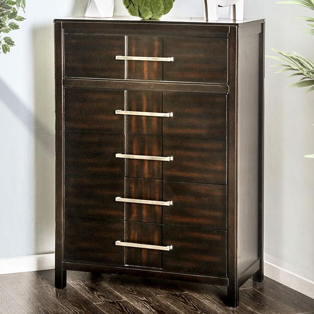Berenice Chest Gray, White, & Espresso - California Furniture (Coachella, CA)
