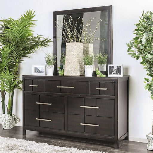 Berenice Dresser White, Gray, & Espresso - California Furniture (Coachella, CA)
