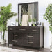 Berenice Dresser White, Gray, & Espresso - California Furniture (Coachella, CA)